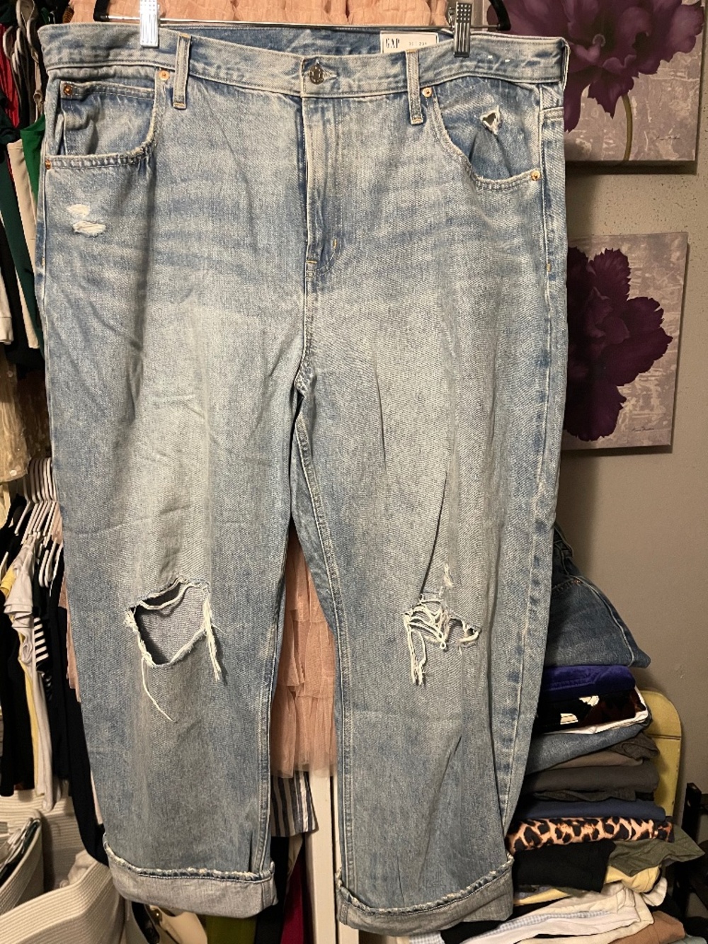 GAP Distressed Jeans Size 20
